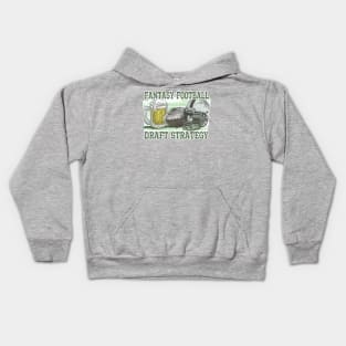 Fantasy Football Draft Strategy Kids Hoodie